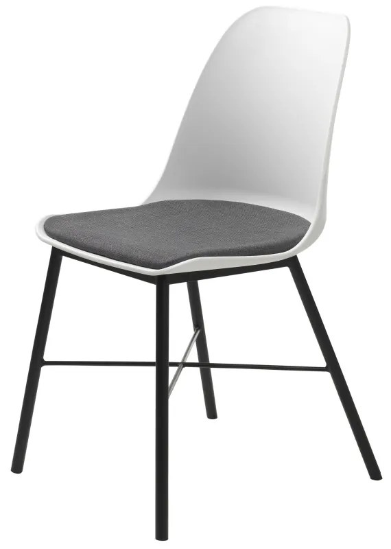 Dizajnová stolička Jeffery biela