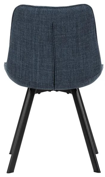 Autronic BONTEC Jedálenská stolička, modrá, látka, HC-465 BLUE2 Farba: Modrá