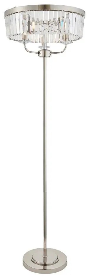 Endon 108103 - Stojacia lampa CHESTERFIELD 3xE14/6W/230V lesklý chróm