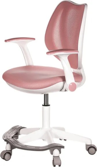 Detská otočná stolička ružová KA-C806 PINK