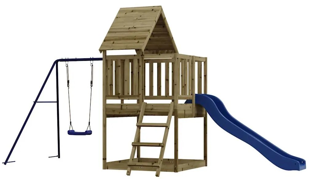 Vonkajšia súprava na hranie impregnovaná borovica