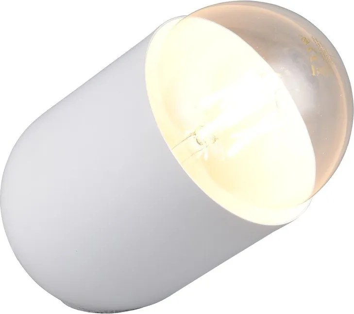 Biela stolová lampa (výška 13,5 cm) Nara – Reality