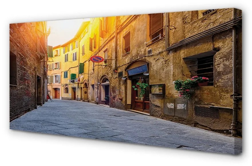 Obraz na plátne Italy Street budovy 140x70 cm