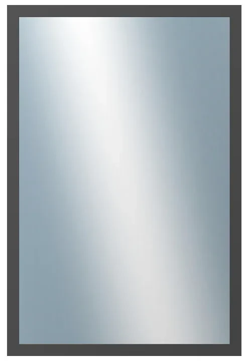 DANTIK - Zrkadlo v rámu, rozmer s rámom 40x60 cm z lišty KASSETTE šedá (3078)