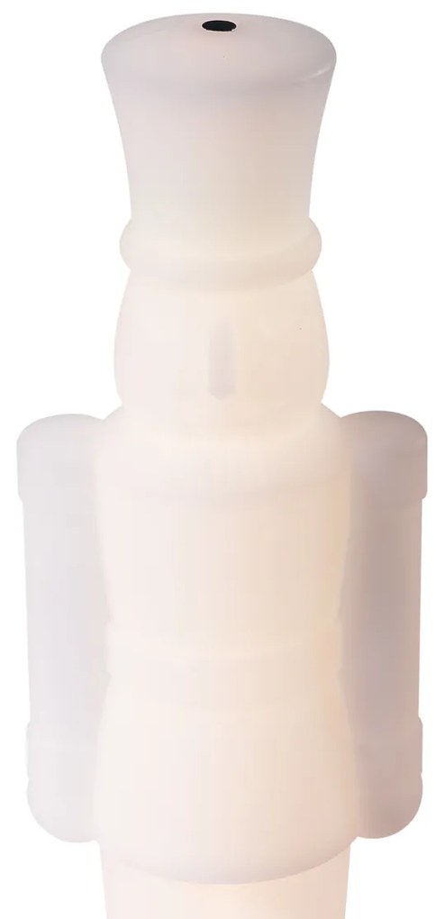 Vianočná stolná lampa biela vrátane LED stmievateľná a nabíjateľná RGBW-IC - Nutcracker