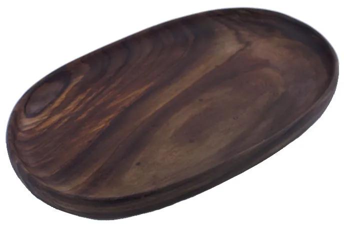 Dřevěná oválná miska 15 cm