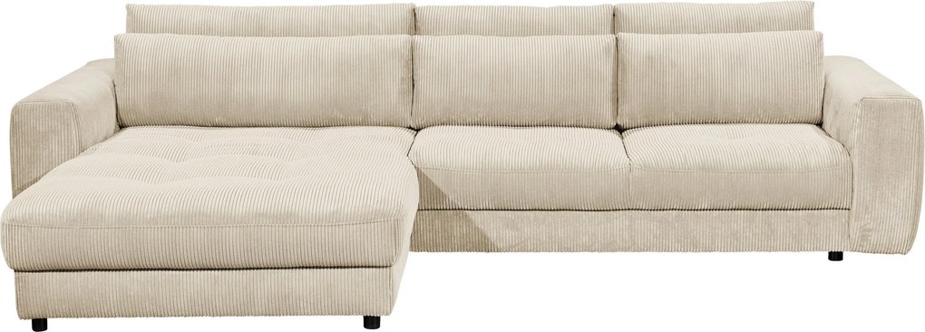 XXXLutz ROHOVÁ SEDAČKA, textil, kompozitné drevo, krémová MID.YOU - Sedačky - 002220033601