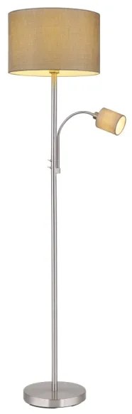 Globo 15185S4 - Stojacia lampa PACO 1xE27/40W/230V + 1xE14/25W