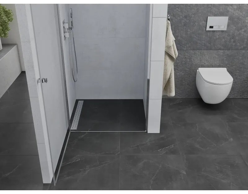 Mexen Pretoria, sprchové dvere do otvoru 75 x 190 cm, 6mm číre sklo, chrómový profil, 852-075-000-01-00-D