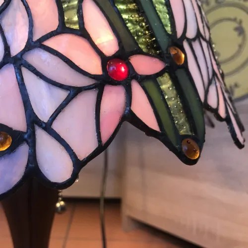 Vitrážová lampa stolová MEADOW 61*40