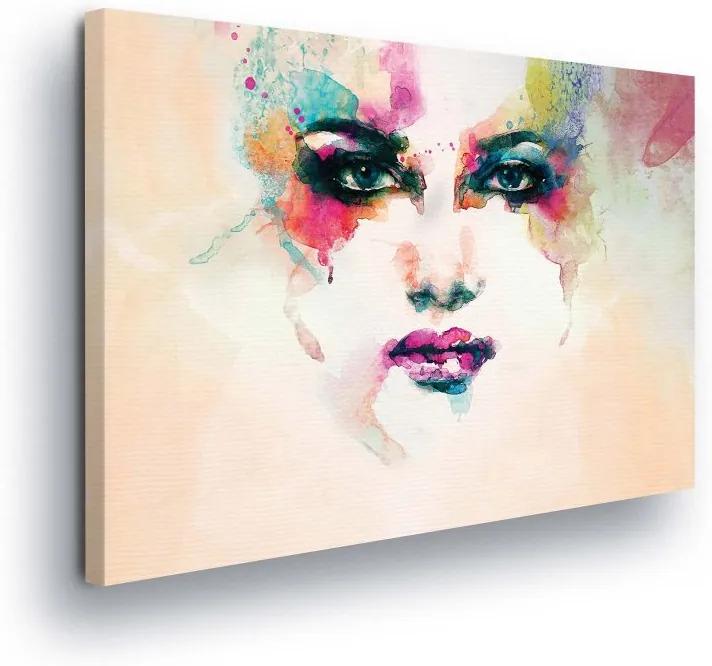 GLIX Obraz na plátne - Face in Barva 100x75 cm