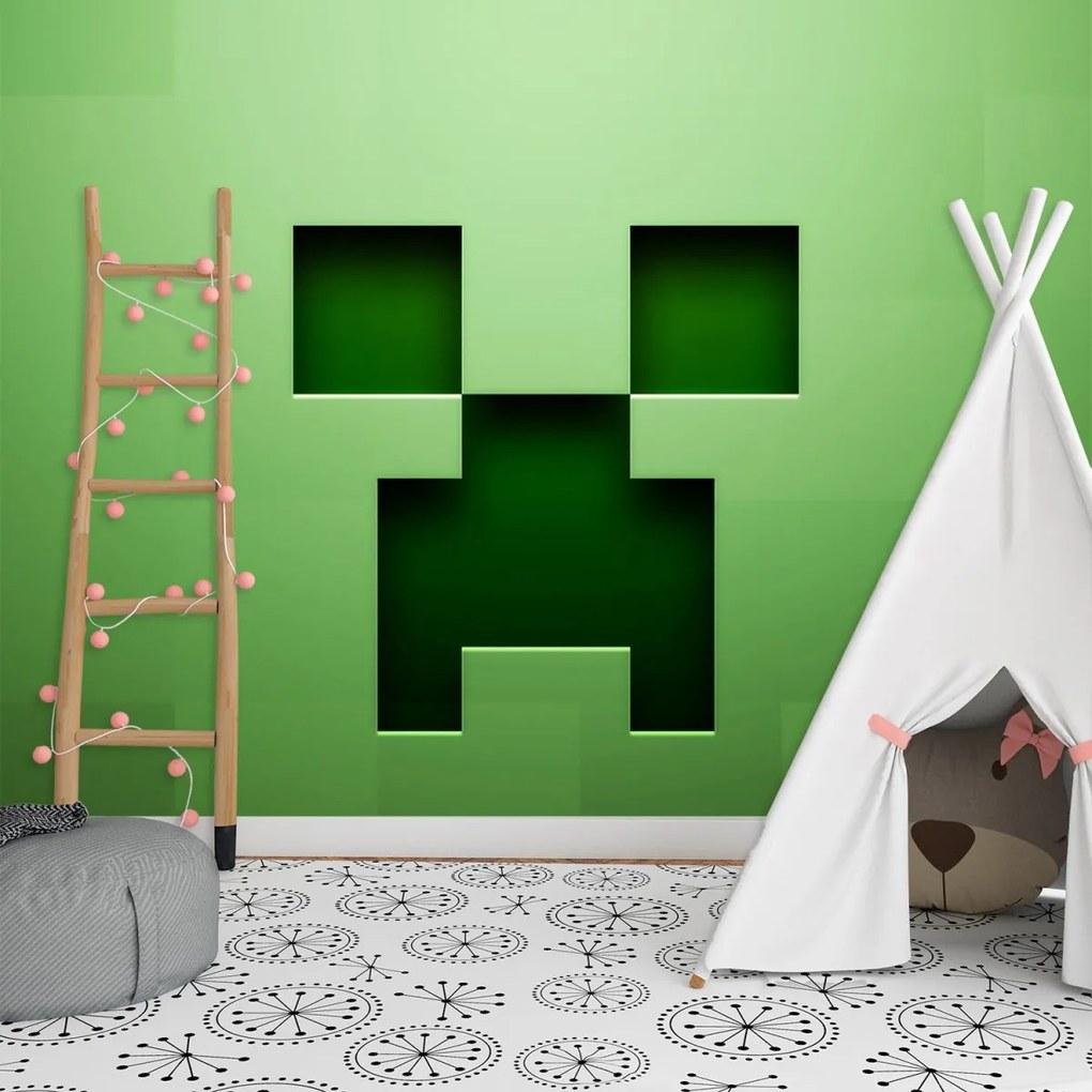 Sablio Tapeta Green Blocks - 336x220 cm