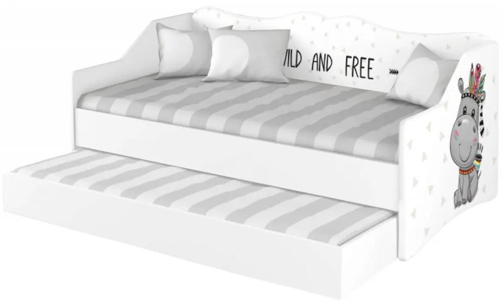 DO Detská posteľ s prístelkou Wild and Free 160x80
