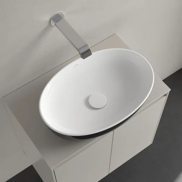 Villeroy & Boch 438848BCT8 - Zapustené umývadlo ARTIS 48x32,5 cm keramika/čierna