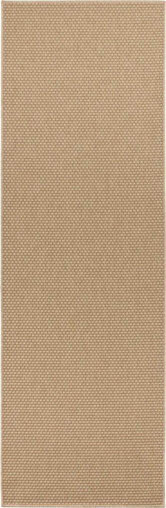AKCIA: 80x350 cm Behúň Nature 104271 Beige – na von aj na doma, béžová, chodba / predsieň, BT Carpet