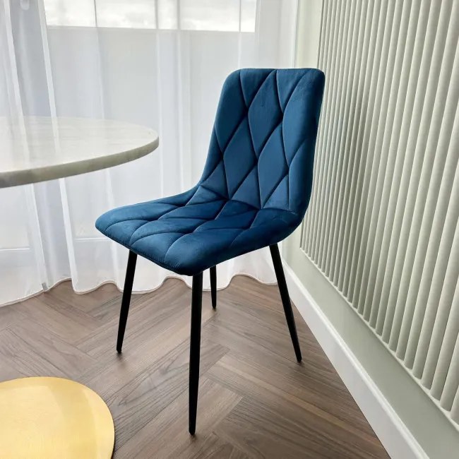 Jedálenská stolička MADISON zamatová, granátová