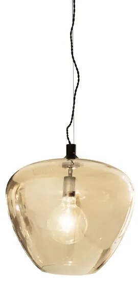 ByRydens 4200870-5503 - Luster na lanku BELLISSIMO 1xE27/8W/230V dymová/hnedá