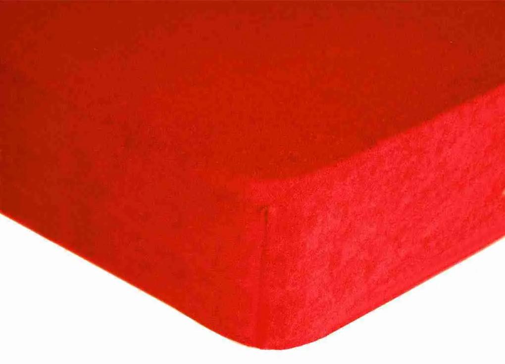 Prestieradlo, Froté Premium, červené 70 x 140 cm