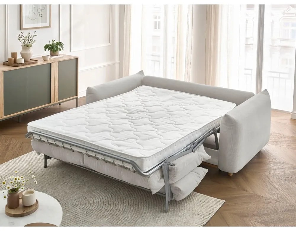 Svetlosivá rozkladacia pohovka 214 cm Ernest – Bobochic Paris