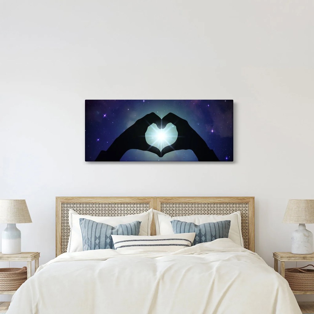 Obraz - Symbolická láska (120x50 cm)