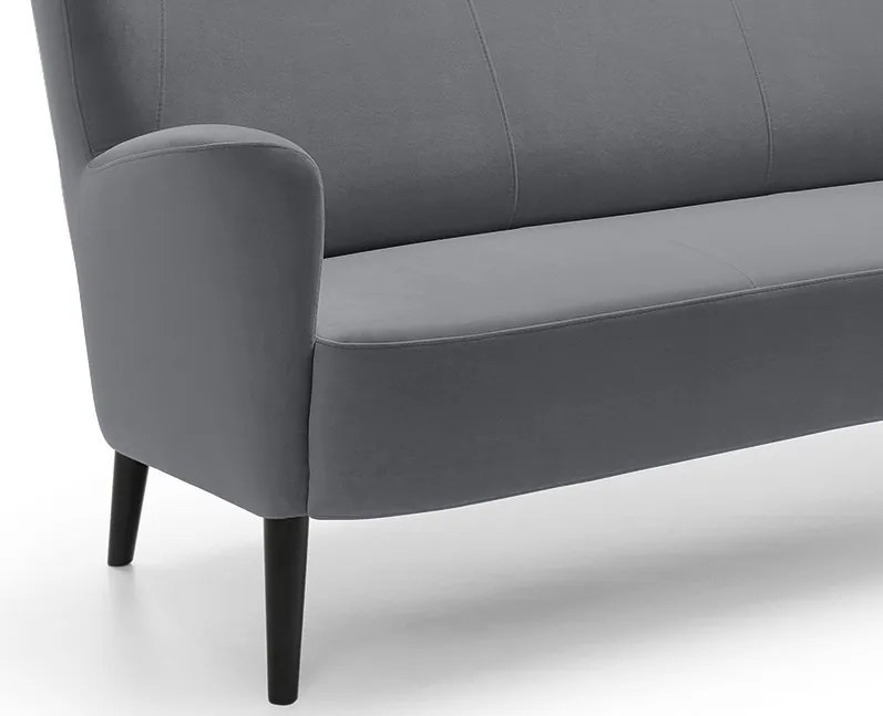 Trojmiestna pohovka Next, šedá látka