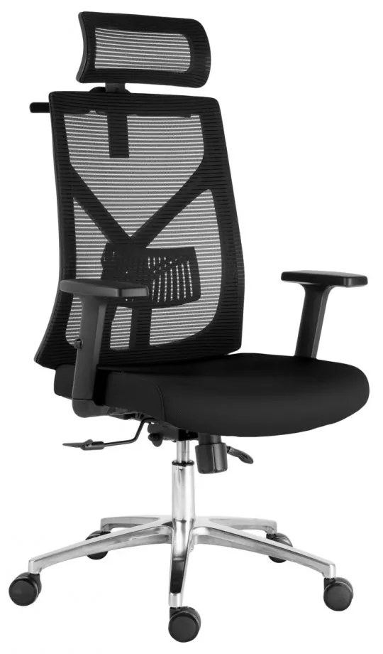 Kancelárska ergonomická stolička Neoseat DIBERTI — čierna, nosnosť 150 kg