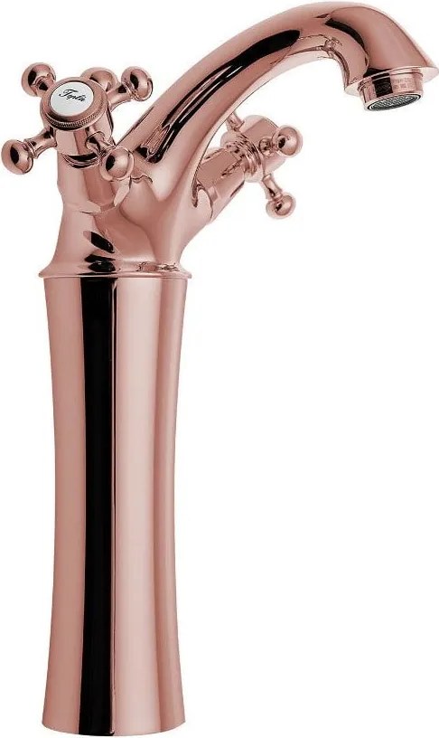 Ružová stojančeková umývadlová batéria Antea – Sapho