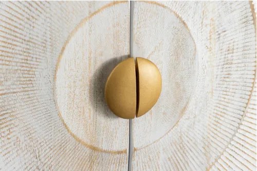 Komoda 48108 Bailey 100cm Drevo Mango Bielené  - Komfort-nábytok