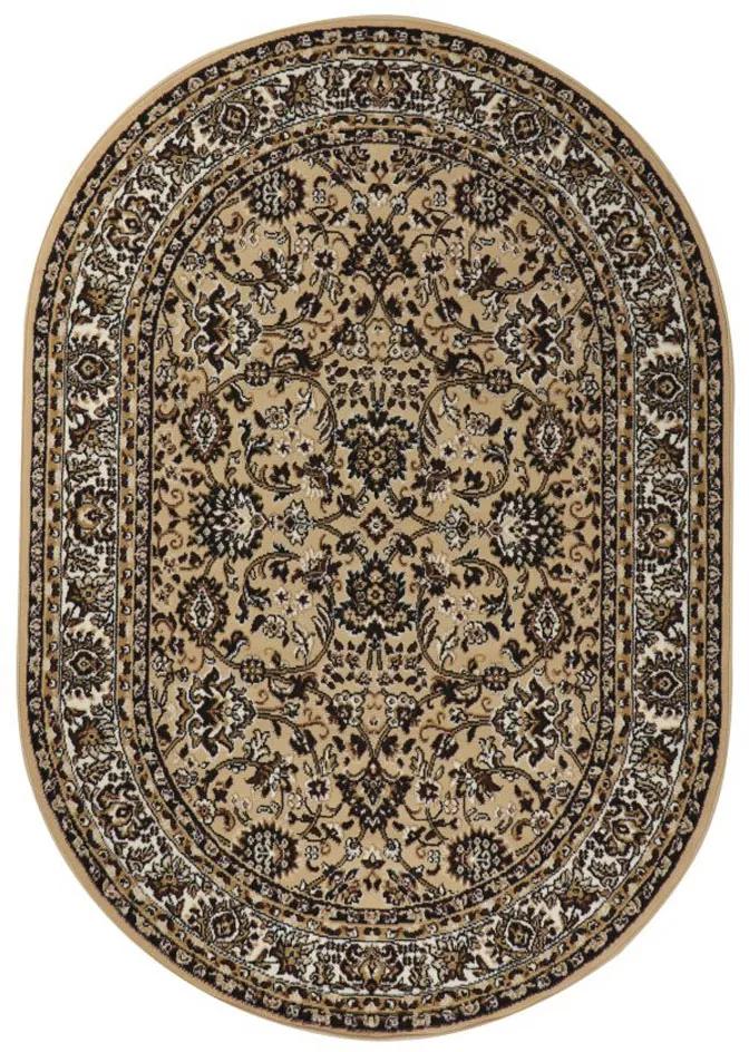 Koberce Breno Kusový koberec PRACTICA ovál 59/EVE, béžová, viacfarebná,200 x 290 cm