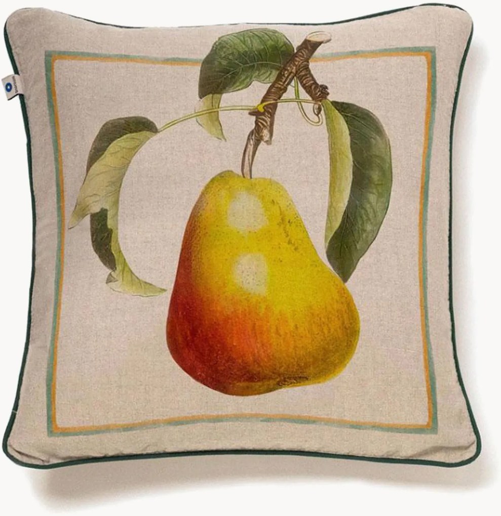 Ľanový poťah na vankúš Orchard Pear