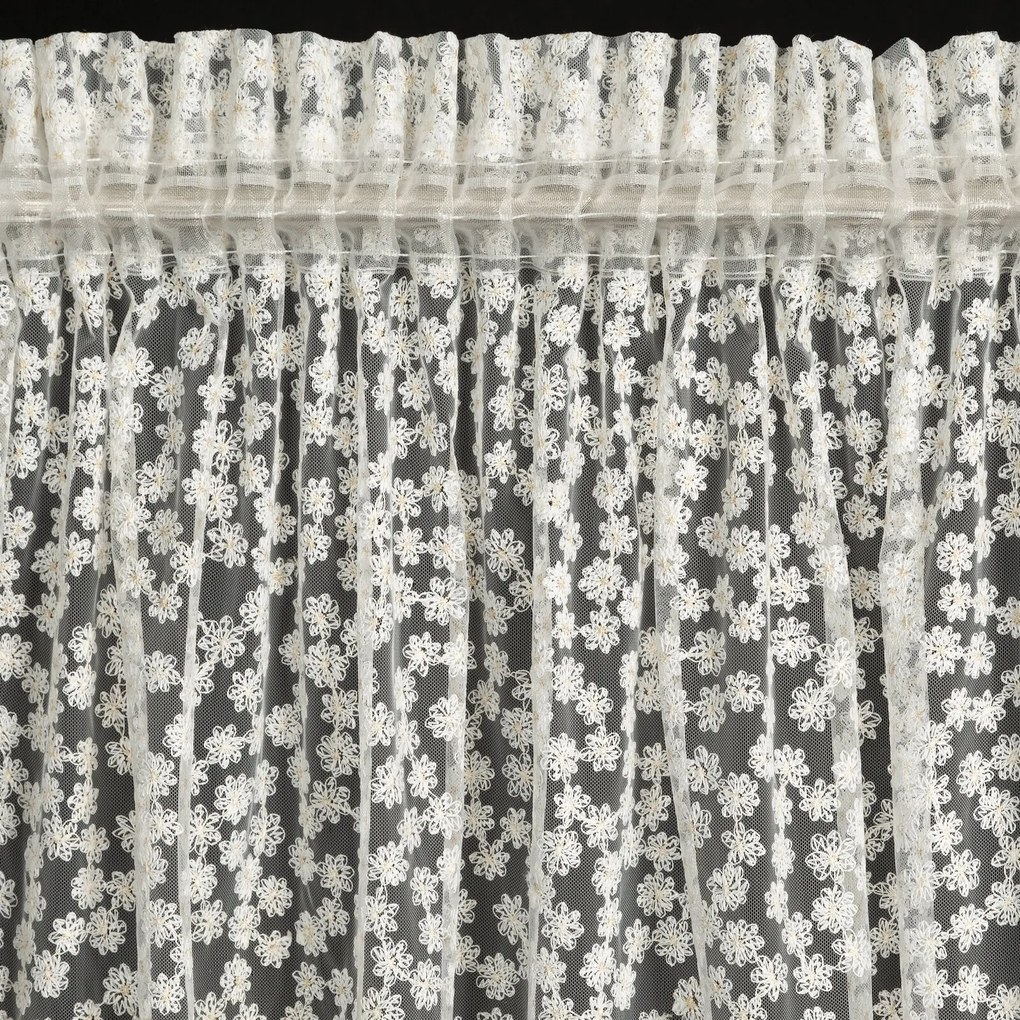 ZÁCLONA NA PÁSKE DAISY 140X270 CM BIELA