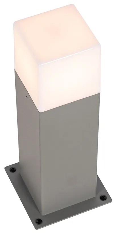 Moderná vonkajšia stojaca lampa sivá 30 cm IP44 - Denmark