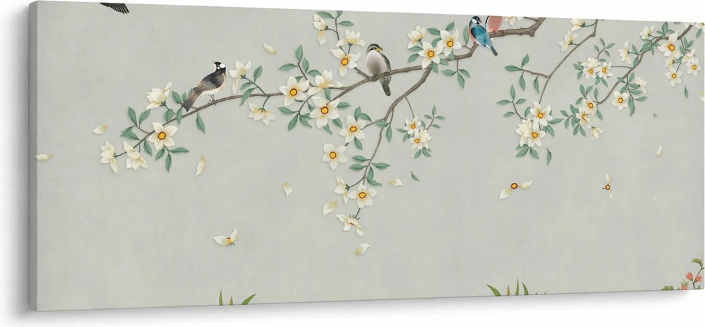 Obraz - Vtáčí zlet (120x50 cm)