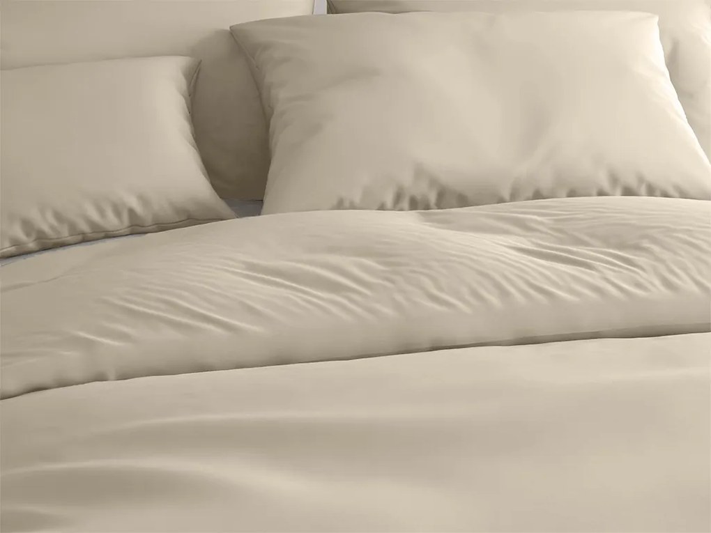 Bavlnené obliečky LUX béžové hotelová kapsa Rozmer obliečky: 70 x 90 cm | 140 x 200 cm