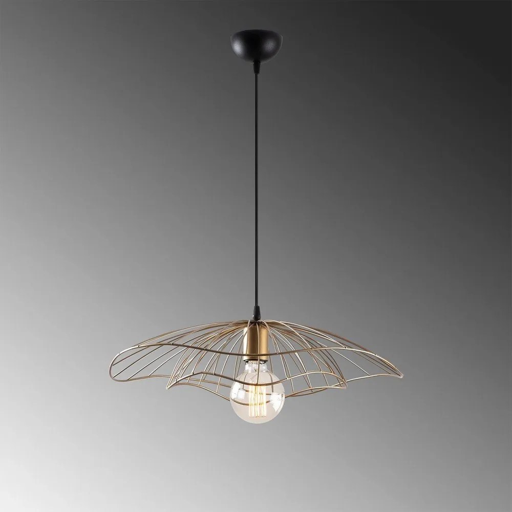 Závesné svietidlo v zlatej farbe ø 50 cm Tel – Opviq lights