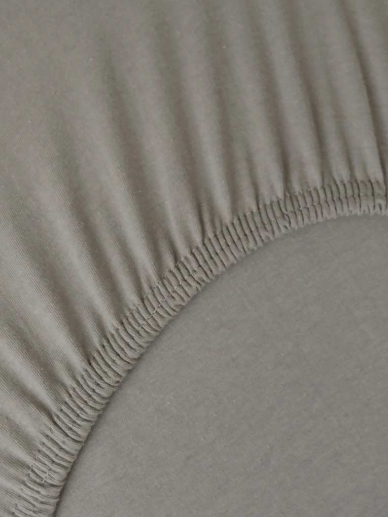 Jersey plachta Classic 140 x 200 cm – sivohnedá