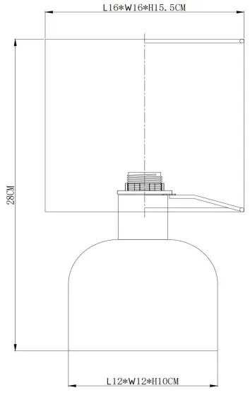 Lucide 10516/01/33 - Stolná lampa WOOLLY 1xE14/40W/230V zelená