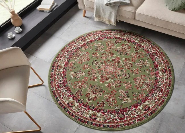Koberec Hanse Home Oriental zelený kruh