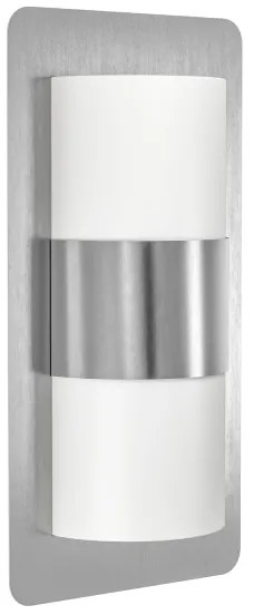 Eglo 98085 - Vonkajšie svietidlo CISTIERNA 2xE27/10W/230V IP44 matný chróm