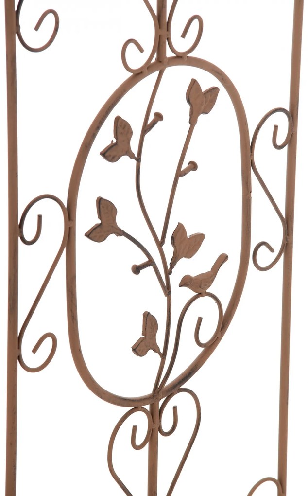 Mriežka na ruže Burg - 122 x 35 cm - Hnedá antik