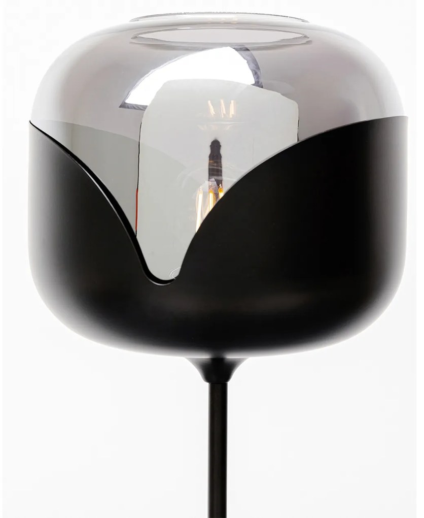 Smoke Goblet Ball stojacia lampa čierna