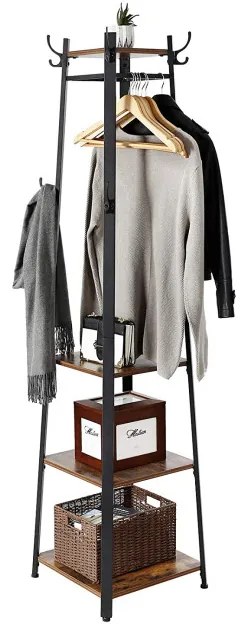 Vešiakový stojan s policami LCR80X