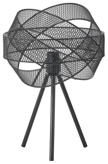 Stolná lampa 1xE27/40W/230V čierna