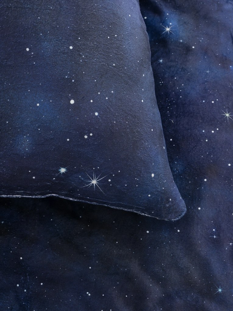 Obliečka na vankúš mikroplyš Digital 40 × 40 cm - Hviezdna obloha