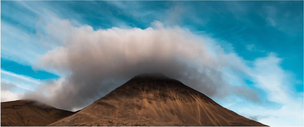 Obraz - Mrak nad vrcholkom (120x50 cm)