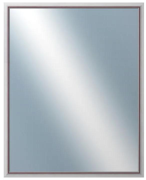 DANTIK - Zrkadlo v rámu, rozmer s rámom 80x100 cm z lišty RIVIERA vínová (3104)