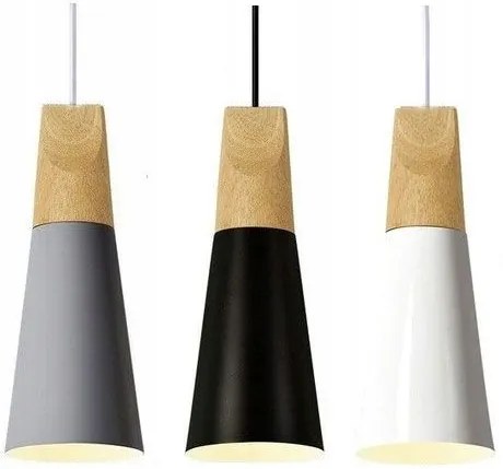 Dekorstudio Retro stropná lampa Loft Scandi B biela