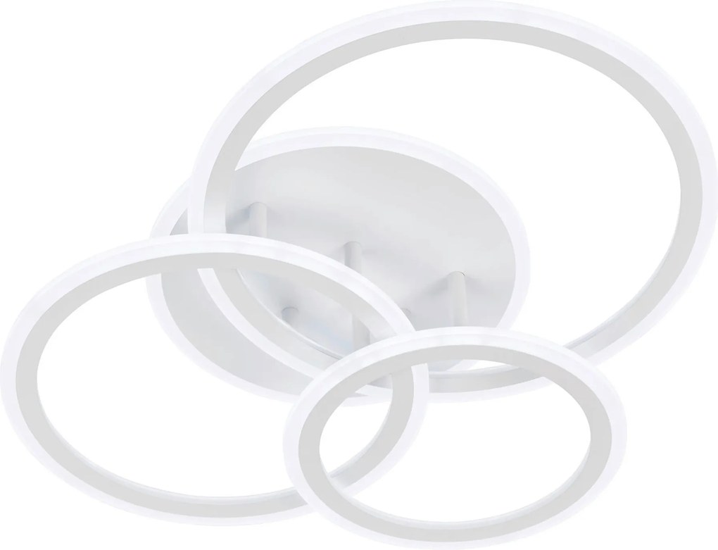 XXXLutz STROPNÉ LED SVIETIDLO, 50,50/60/12 cm - Interiérové svietidlá - 003151143501