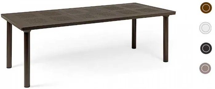 Libeccio stôl - sivohnedý