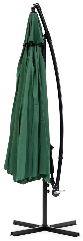 Záhradný slnečník Vlora 340 cm zelený